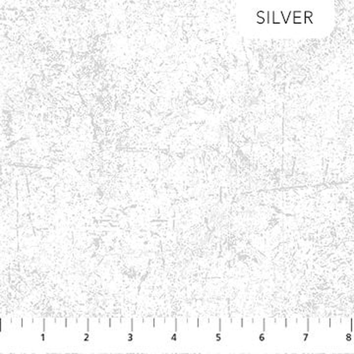 Glisten Wintry Metallic Silver White Patrick Lose Northcott Cotton Fabric NC-10333M-10
