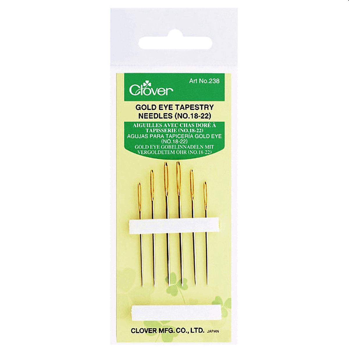 Clover Gold Eye Tapestry Needles
